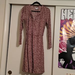 Boden Audrey Dress, floral print, 3/4 length